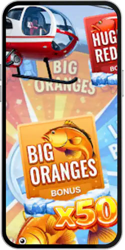 Ice Fishing Live Bonus Big Orange